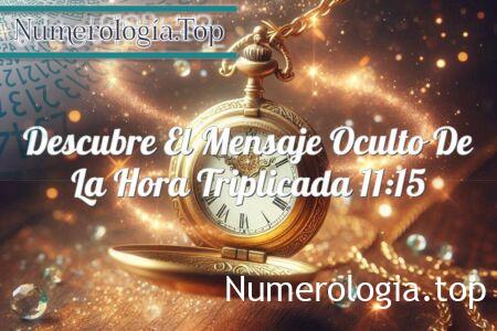 Qué oculta la hora triplicada 11:15