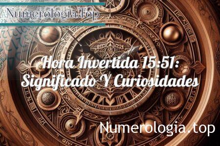 Hora invertida 15:51: significado y curiosidades Hora invertida 15:51: significado y curiosidades