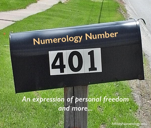 Numerología 401 / Significado del número 401