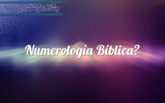Numerología Bíblica
