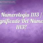 Numerología 1113 / Significado del número 1113