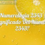 Numerología 2343 / Significado del número 2343