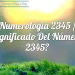 Numerología 2345 / Significado del número 2345