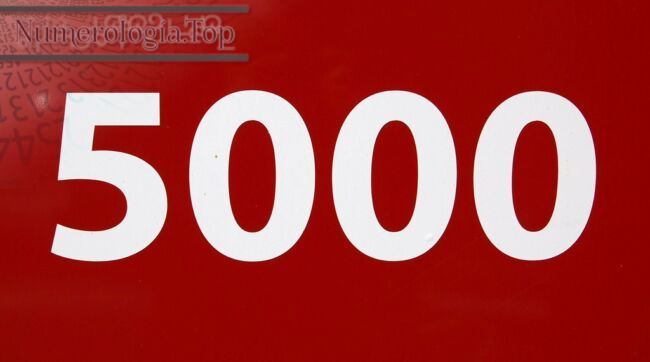 La numerología del 5000