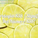 Numerología 838 / Significado del número 838