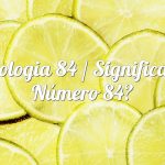 Numerología 84 / Significado del número 84