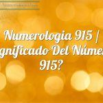 Numerología 915 / Significado del número 915