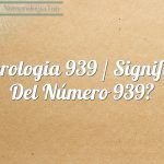 Numerología 939 / Significado del número 939